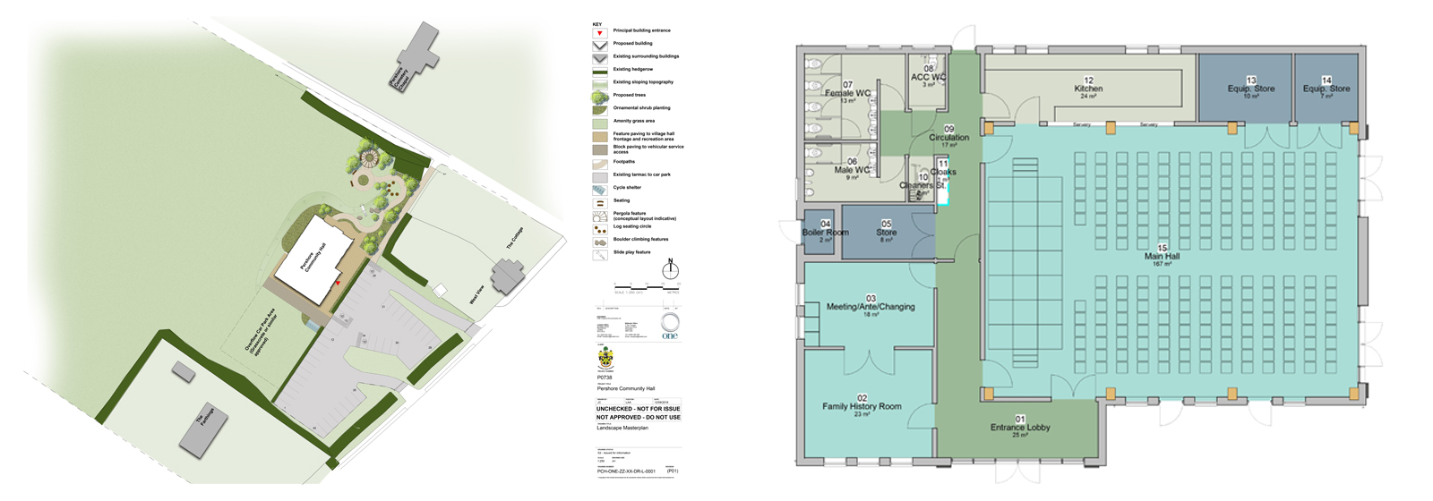 Pershore Community Hall - One Creative Environments